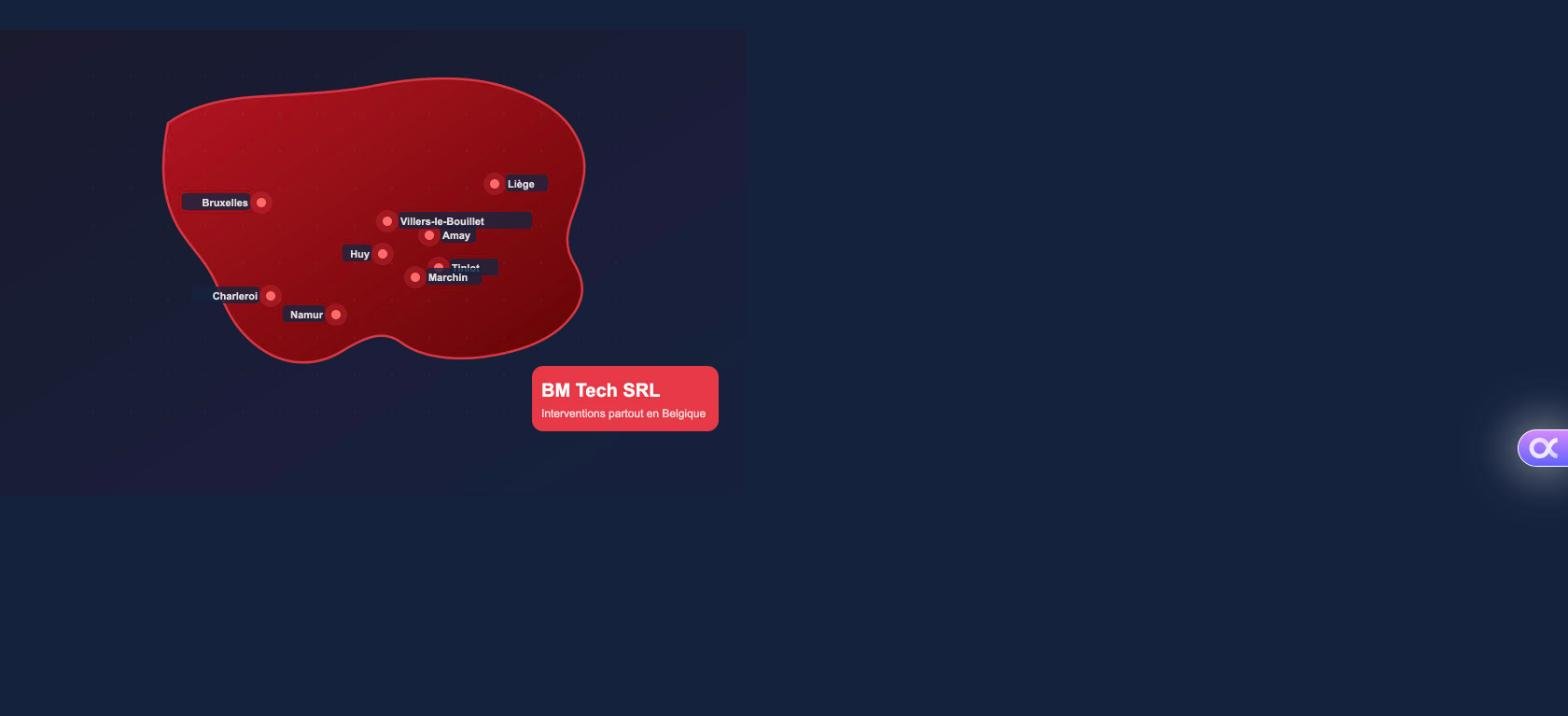 Zones intervention BM Tech